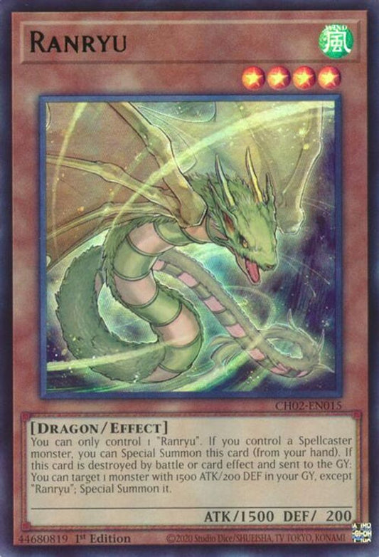 CH02-EN015 - Ranryu - Ultra Rare - THE CHRONICLES DECK: Spirit Charmers (All-Foil Edition)