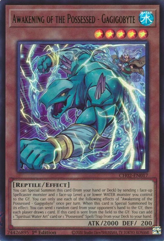 CH02-EN017 - Awakening of the Possessed - Gagigobyte - Ultra Rare - THE CHRONICLES DECK: Spirit Charmers (All-Foil Edition)