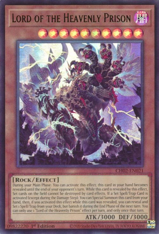 CH02-EN021 - Lord of the Heavenly Prison - Ultra Rare - THE CHRONICLES DECK: Spirit Charmers (All-Foil Edition)