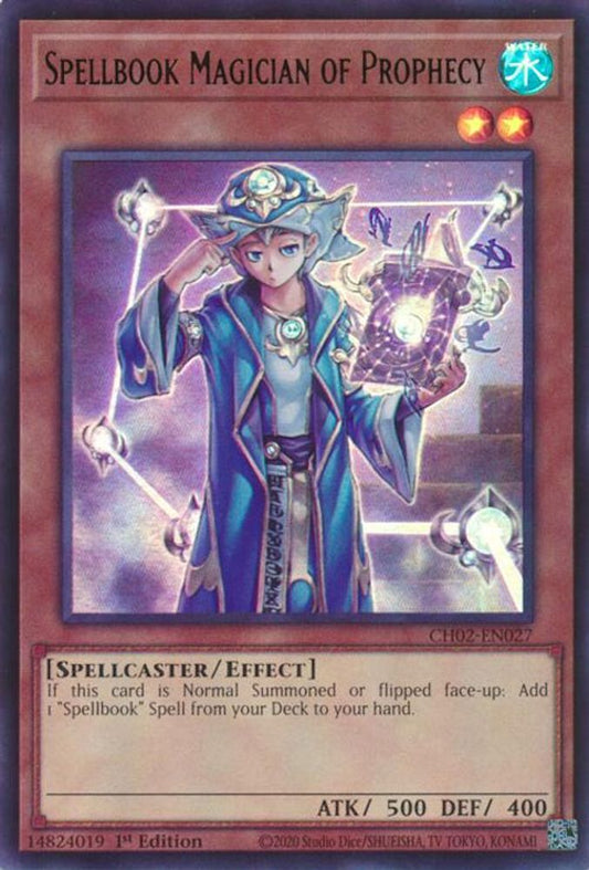 CH02-EN027 - Spellbook Magician of Prophecy - Ultra Rare - THE CHRONICLES DECK: Spirit Charmers (All-Foil Edition)