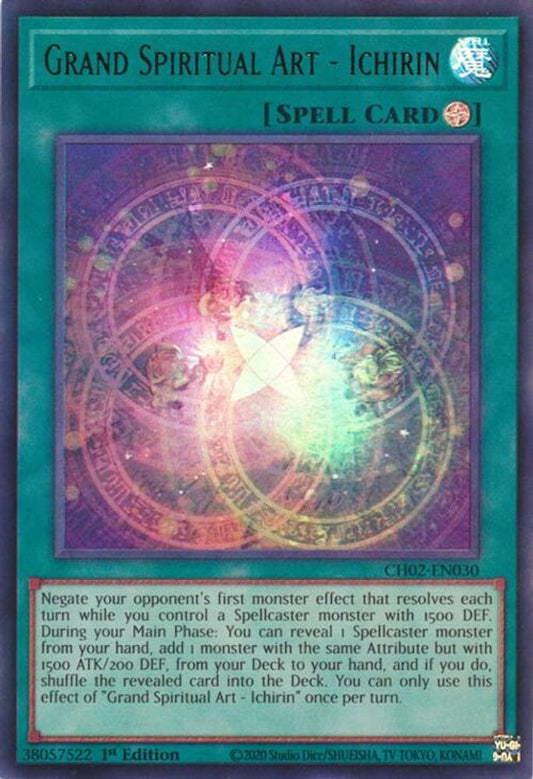 CH02-EN030 - Grand Spiritual Art - Ichirin - Ultra Rare - THE CHRONICLES DECK: Spirit Charmers (All-Foil Edition)