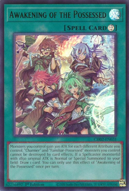 CH02-EN031 - Awakening of the Possessed - Ultra Rare - THE CHRONICLES DECK: Spirit Charmers (All-Foil Edition)