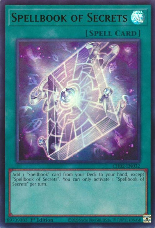 CH02-EN032 - Spellbook of Secrets - Ultra Rare - THE CHRONICLES DECK: Spirit Charmers (All-Foil Edition)