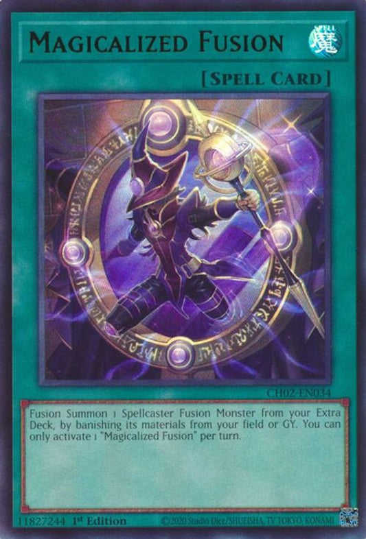 CH02-EN034 - Magicalized Fusion - Ultra Rare - THE CHRONICLES DECK: Spirit Charmers (All-Foil Edition)
