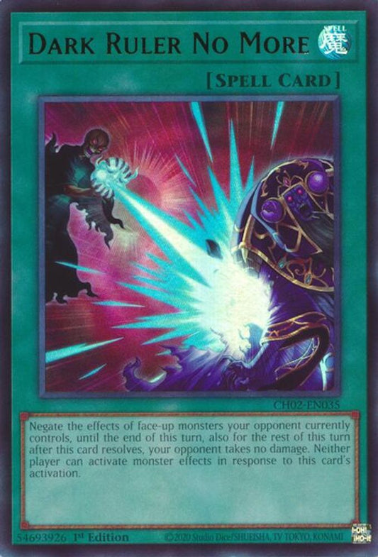 CH02-EN035 - Dark Ruler No More - Ultra Rare - THE CHRONICLES DECK: Spirit Charmers (All-Foil Edition)