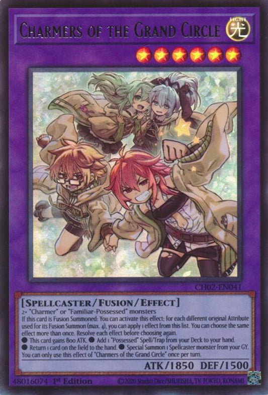 CH02-EN041 - Charmers of the Grand Circle (Ultra Rare) - Ultra Rare - THE CHRONICLES DECK: Spirit Charmers (All-Foil Edition)