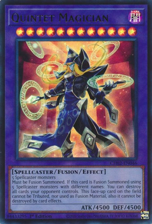 CH02-EN046 - Quintet Magician - Ultra Rare - THE CHRONICLES DECK: Spirit Charmers (All-Foil Edition)