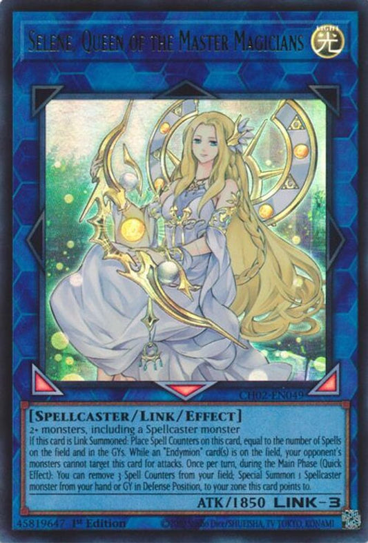 CH02-EN049 - Selene, Queen of the Master Magicians - Ultra Rare - THE CHRONICLES DECK: Spirit Charmers (All-Foil Edition)