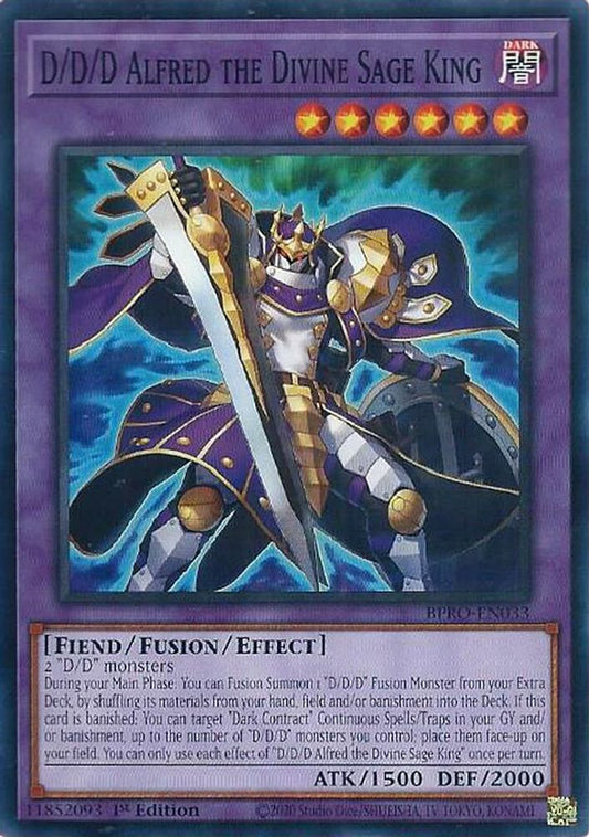 D/D/D Alfred the Divine Sage King * Common * BPRO-EN033