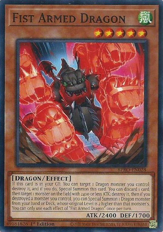 Fist Armed Dragon * Common * BPRO-EN028