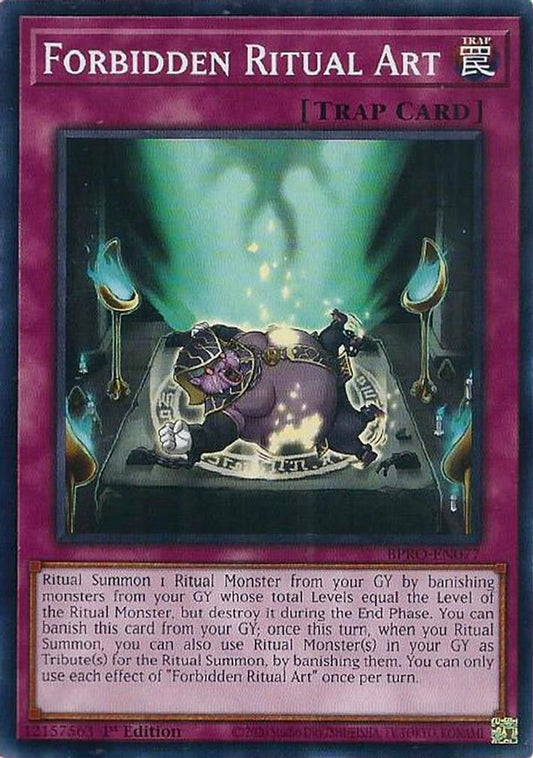 Forbidden Ritual Art * Common * BPRO-EN077