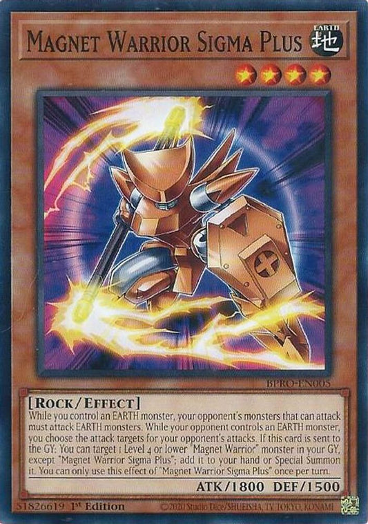 Magnet Warrior Sigma Plus * Common * BPRO-EN005