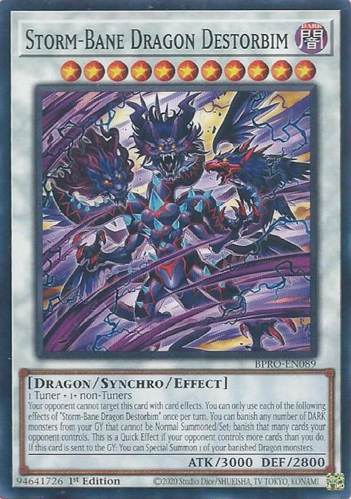 Storm-Bane Dragon Destorbim * Common * BPRO-EN089
