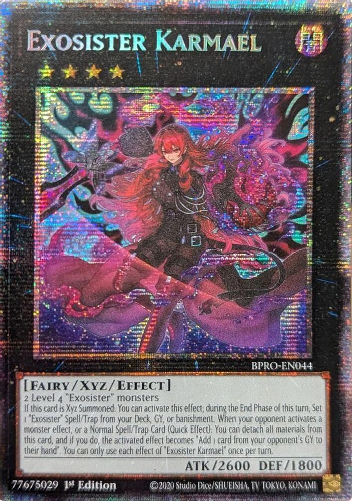 BPRO-EN044 * Exosister Karmael * Starlight Rare * Burst Protocol