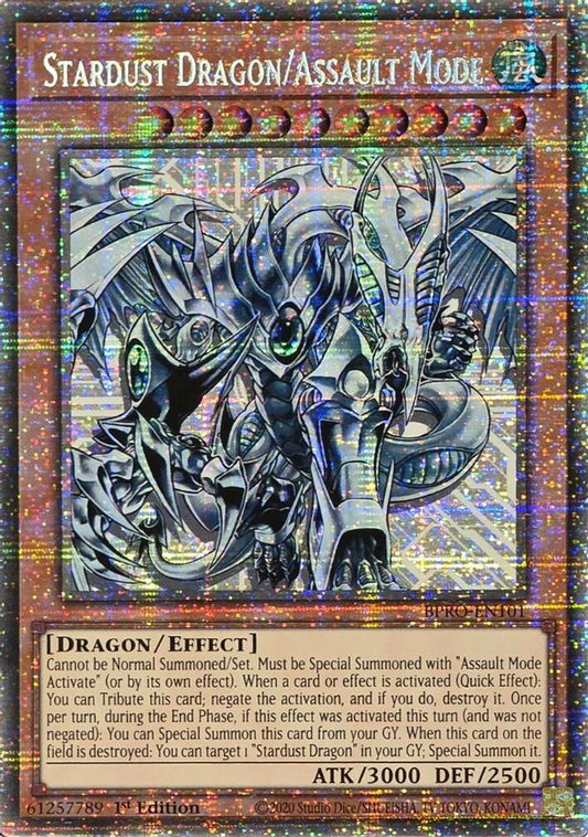 Stardust Dragon/Assault Mode * Starlight Rare * BPRO-EN101