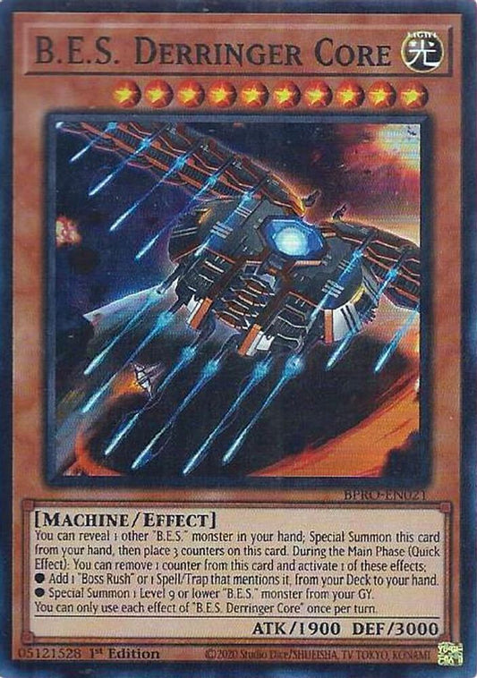 B.E.S. Derringer Core * Super Rare * BPRO-EN021
