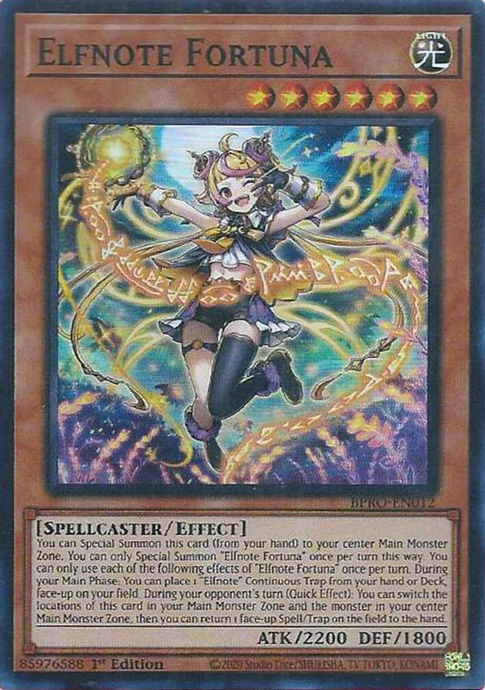 Elfnote Fortuna * Super Rare * BPRO-EN012