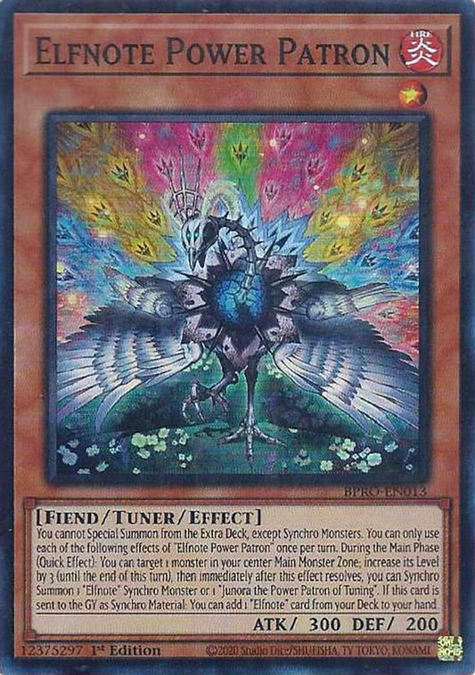 Elfnote Power Patron * Super Rare * BPRO-EN013
