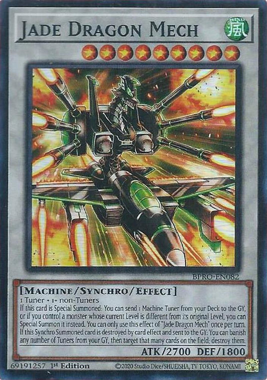 Jade Dragon Mech * Super Rare * BPRO-EN082