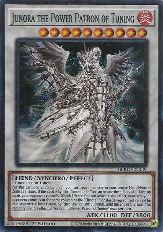 Junora the Power Patron of Tuning * Super Rare * BPRO-EN039
