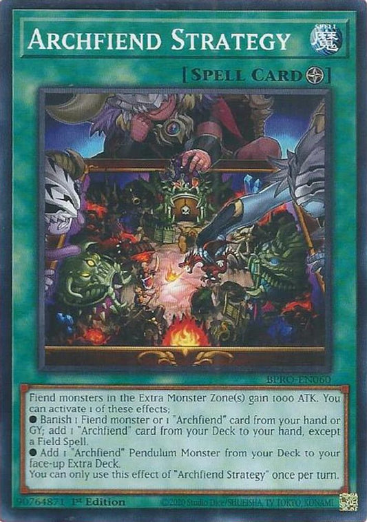 Archfiend Strategy * Common * BPRO-EN060