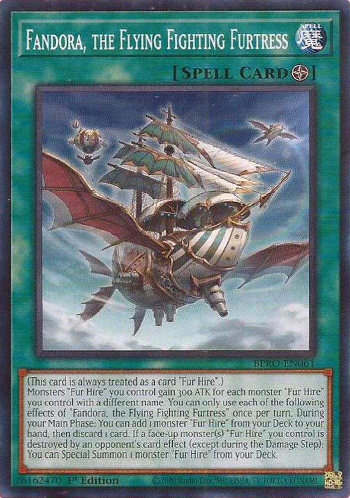 BPRO-EN061 * Fandora, the Flying Fighting Furtress * Common * Burst Protocol
