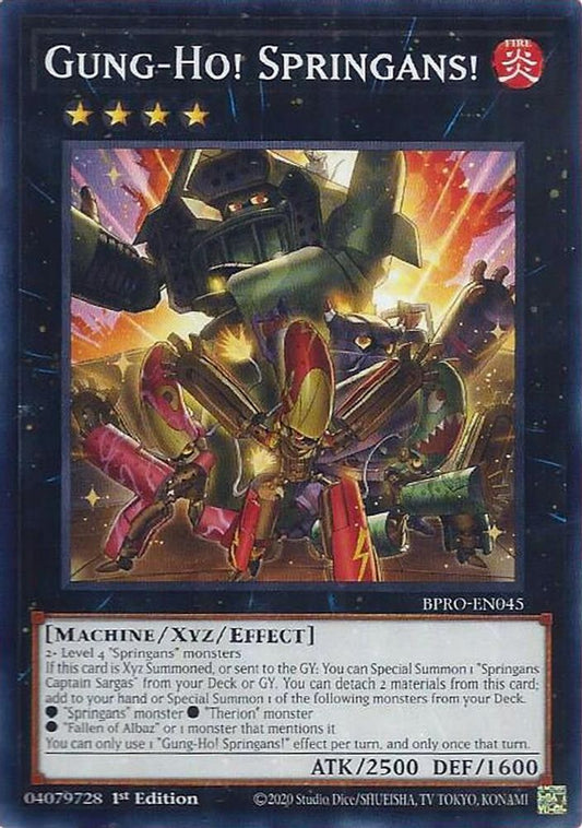 Gung-Ho! Springans! * Common * BPRO-EN045