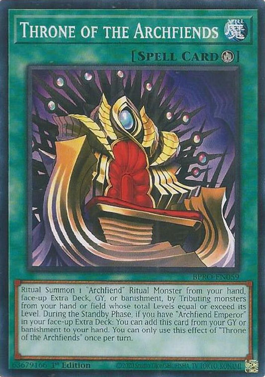Throne of the Archfiends * Common * BPRO-EN059
