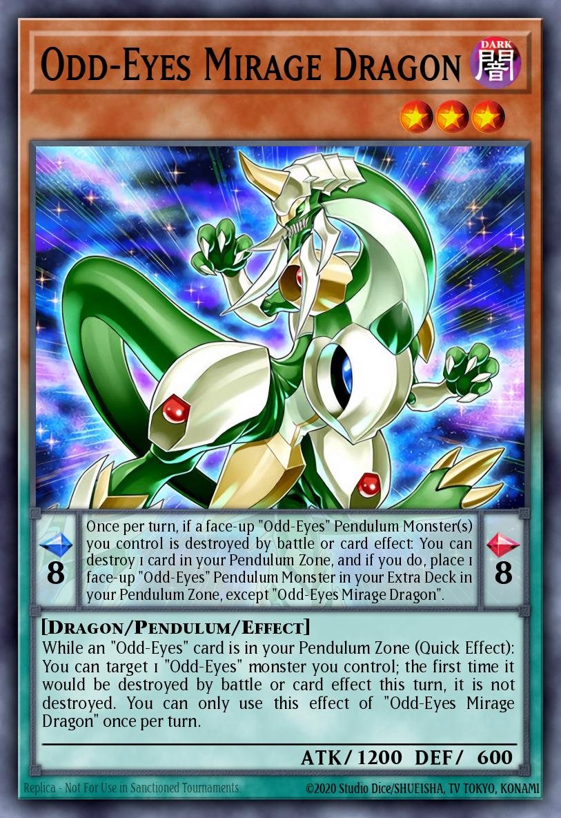 LAVD-ENO06 * Odd-Eyes Mirage Dragon * Ultra Rare * Legendary Arc-V Decks