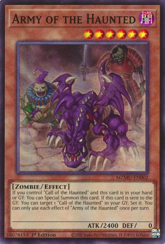 Army of the Haunted * Super Rare * MZMU-EN002
