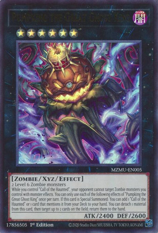 MZMU-EN005 * Pumpking the Great Ghost King * Ultra Rare * Maze of Muertos