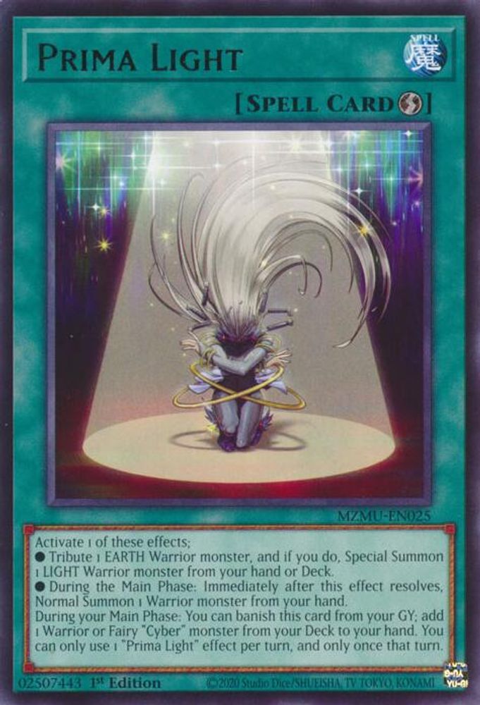 Prima Light * Rare * MZMU-EN025