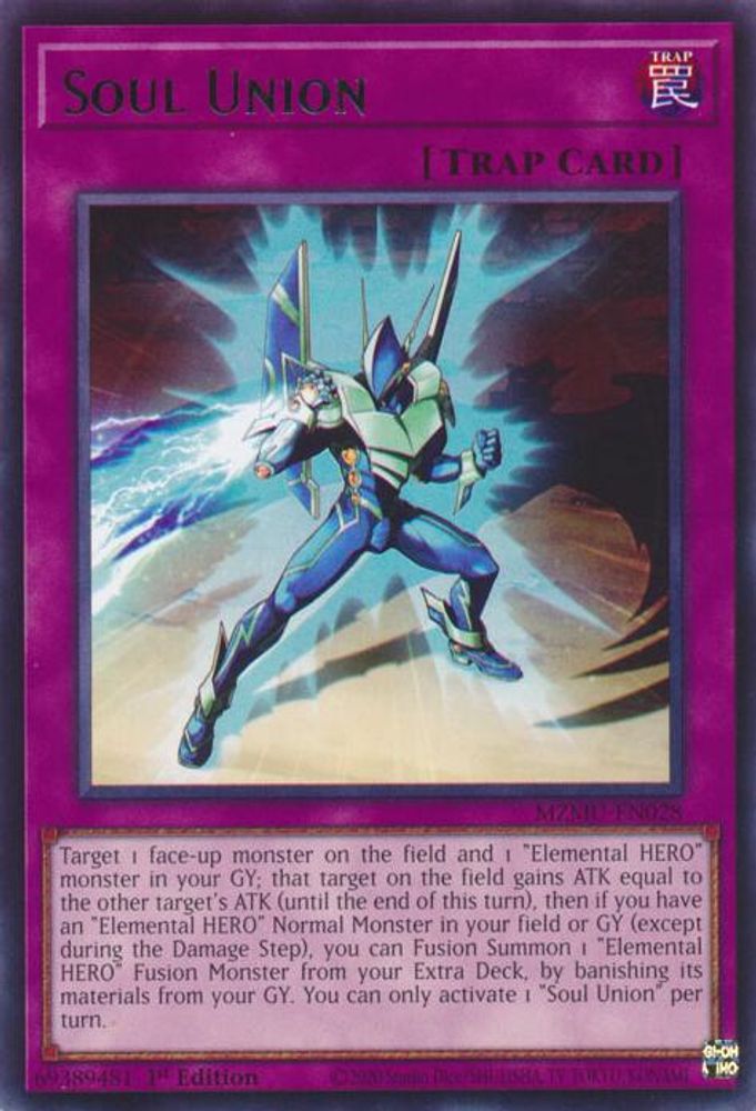 Soul Union * Rare * MZMU-EN028