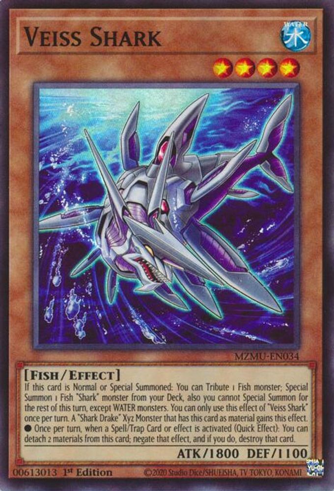 MZMU-EN034 * Veiss Shark * Super Rare * Maze of Muertos