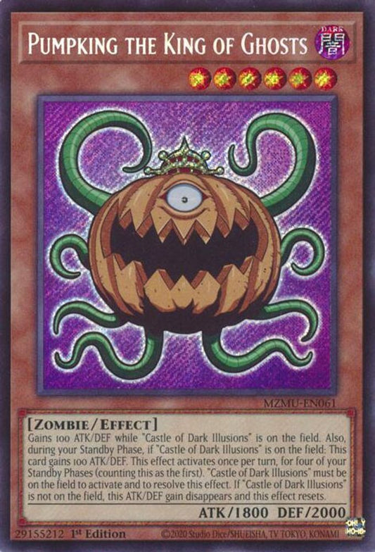 MZMU-EN061 * Pumpking the King of Ghosts * Secret Rare * Maze of Muertos