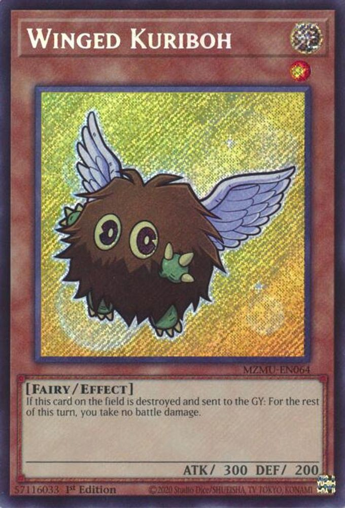 Winged Kuriboh * Secret Rare * MZMU-EN064
