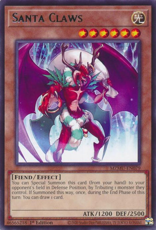Santa Claws * Rare * MZMU-EN079