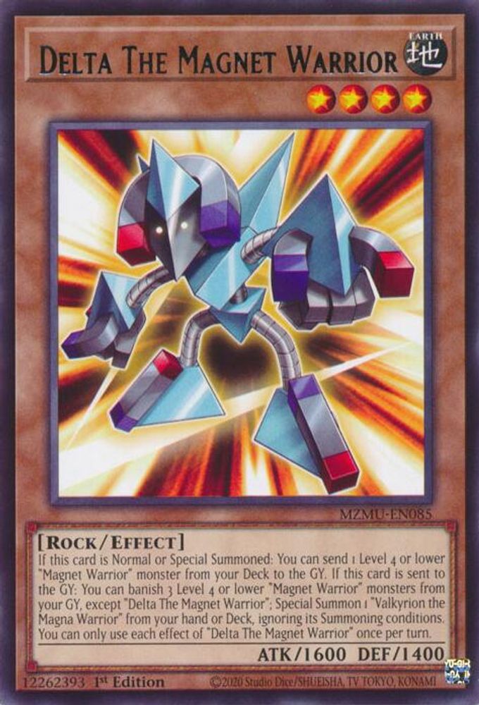 Delta The Magnet Warrior * Rare * MZMU-EN085