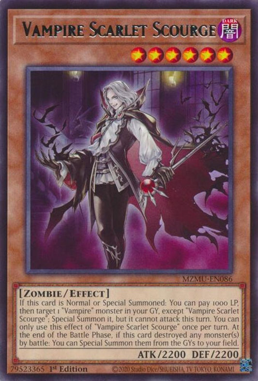 MZMU-EN086 * Vampire Scarlet Scourge * Rare * Maze of Muertos