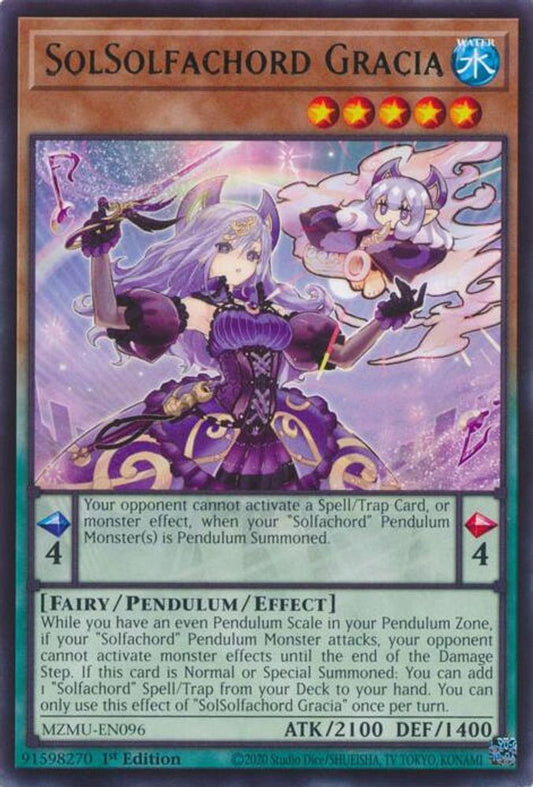 SolSolfachord Gracia * Rare * MZMU-EN096