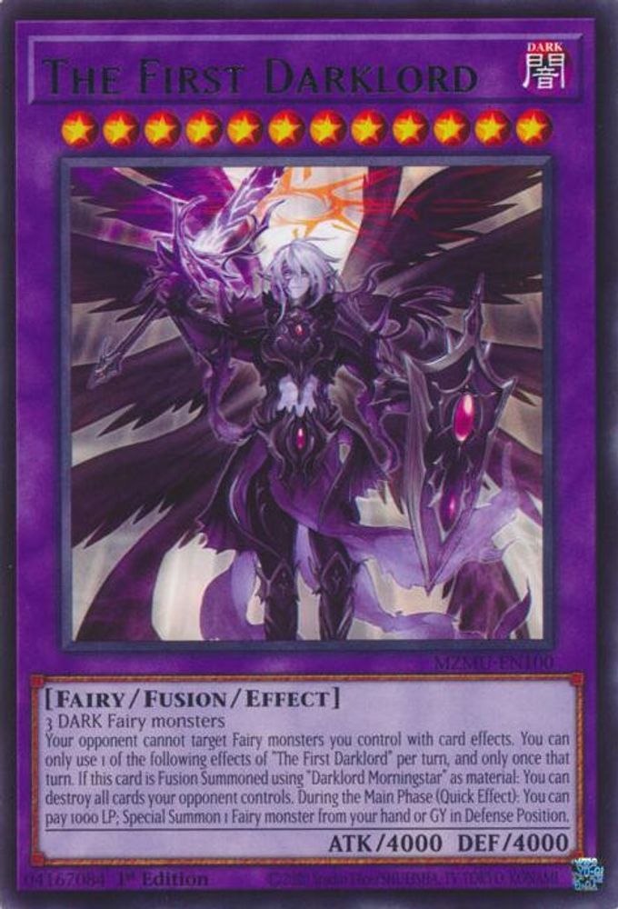 The First Darklord * Rare * MZMU-EN100