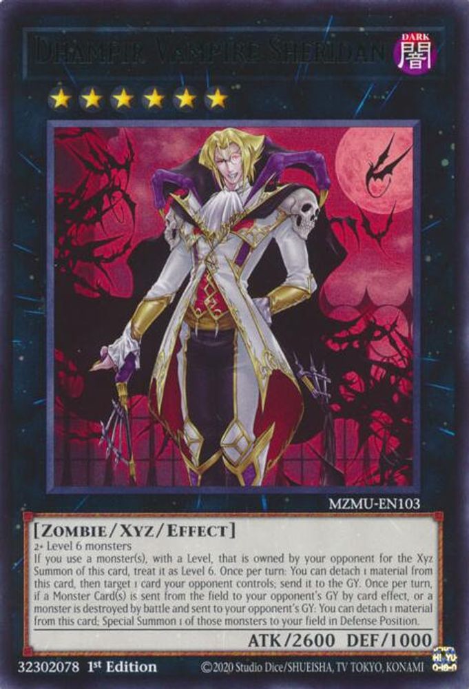MZMU-EN103 * Dhampir Vampire Sheridan * Rare * Maze of Muertos