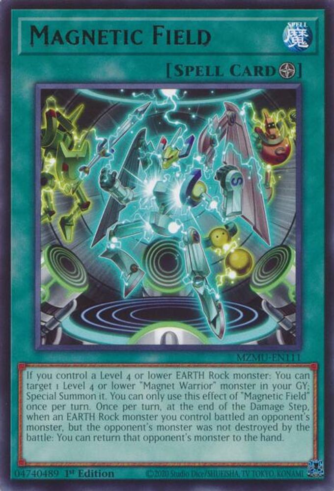 MZMU-EN111 * Magnetic Field * Rare * Maze of Muertos
