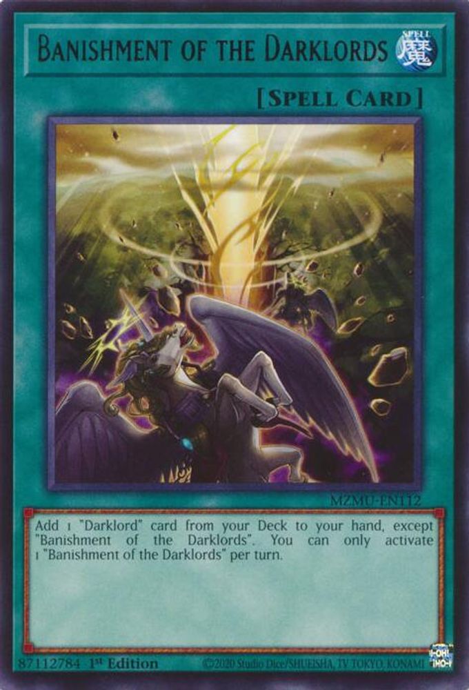 Banishment of the Darklords * Rare * MZMU-EN112