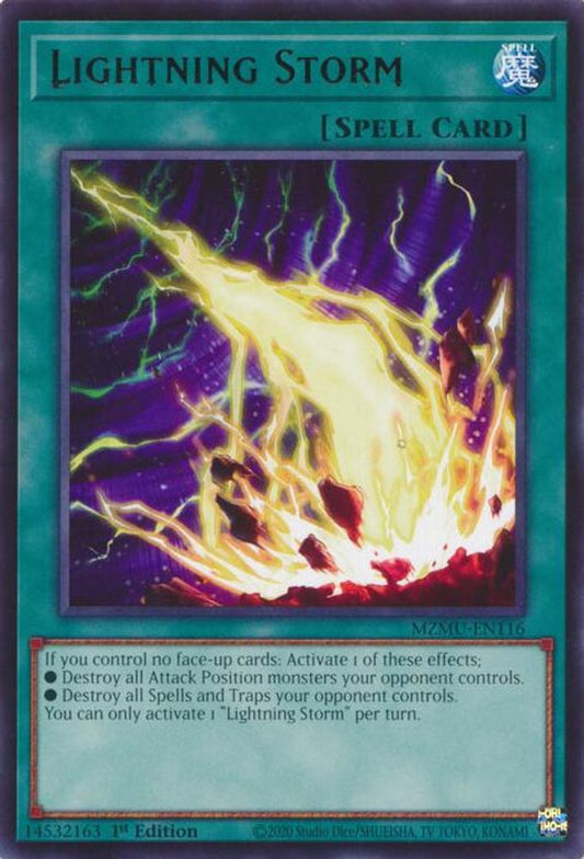 Lightning Storm * Rare * MZMU-EN116