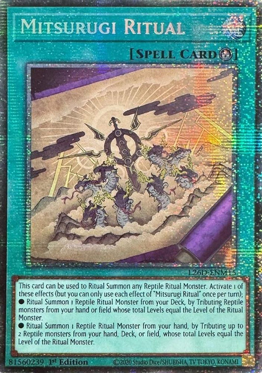 L26D-ENM15 - Mitsurugi Ritual - Starlight Rare - Legendary Modern Decks 2026