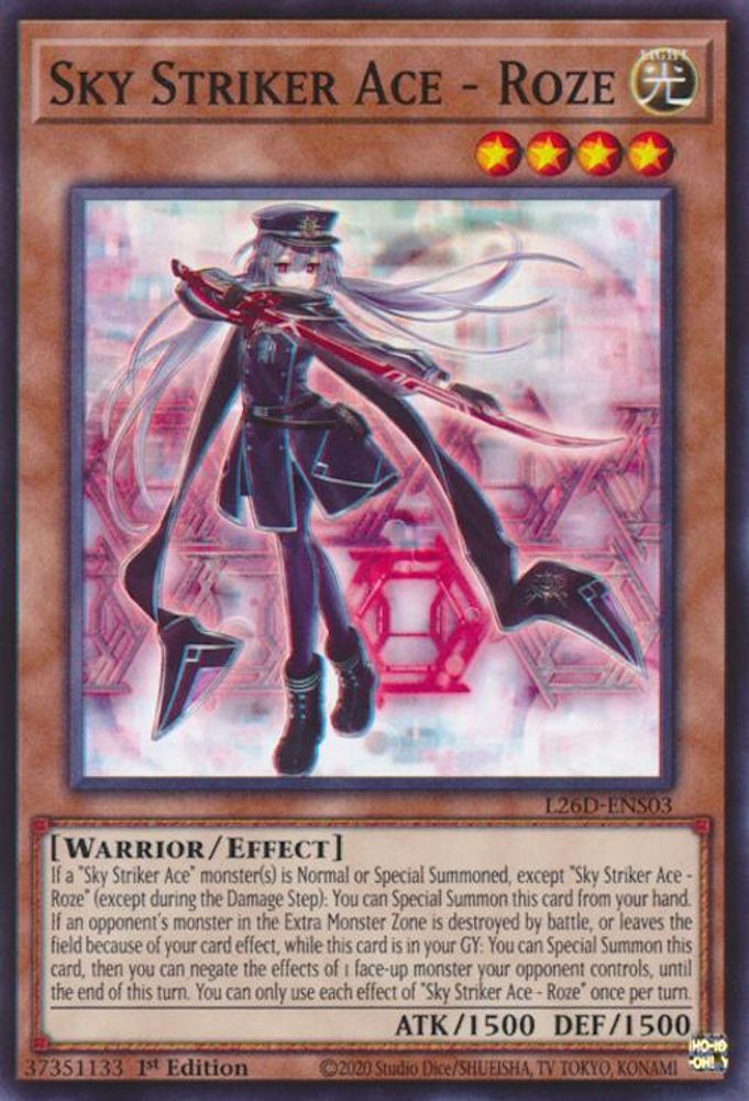 L26D-ENS03 - Sky Striker Ace - Roze - Common / Short Print - Legendary Modern Decks 2026