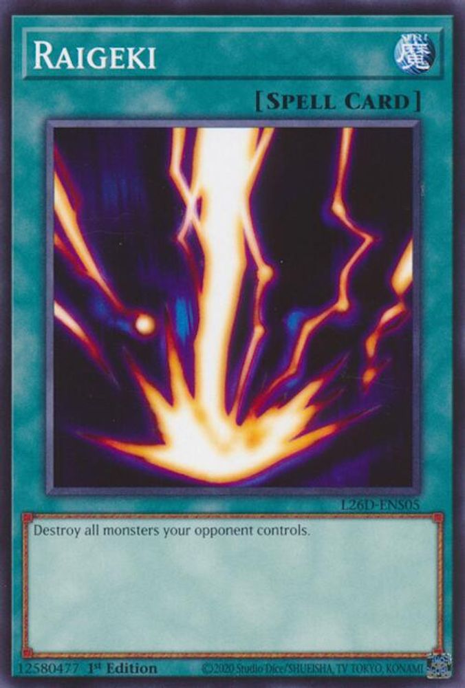 L26D-ENS05 - Raigeki - Common / Short Print - Legendary Modern Decks 2026