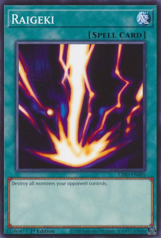 L26D-ENS05 - Raigeki - Common / Short Print - Legendary Modern Decks 2026