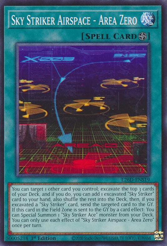 L26D-ENS19 - Sky Striker Airspace - Area Zero - Common - Legendary Modern Decks 2026